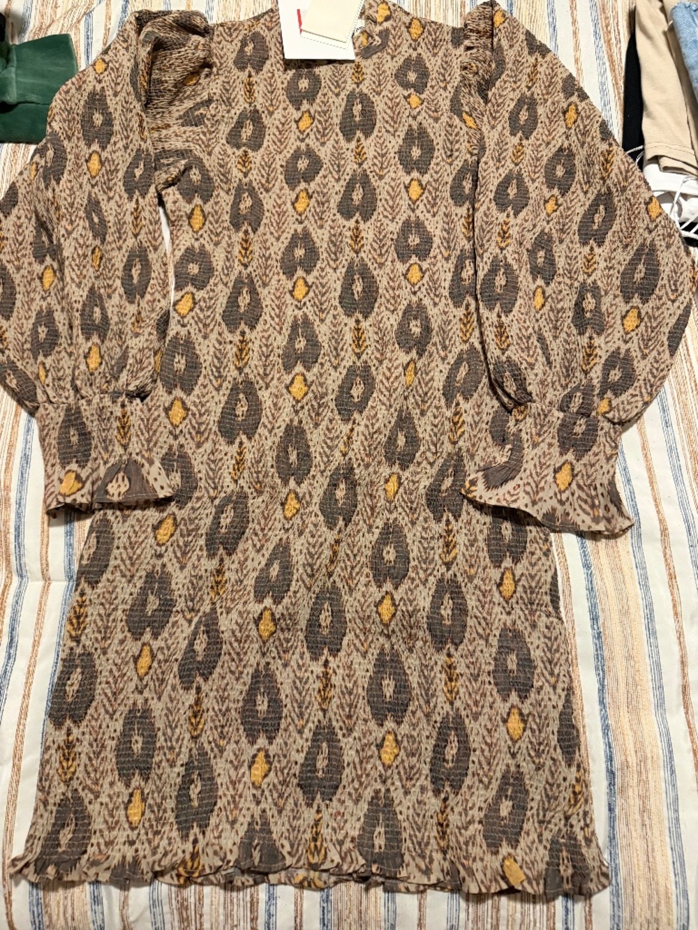 Antik Batik Animal Mini Dress in Multicolor Size S